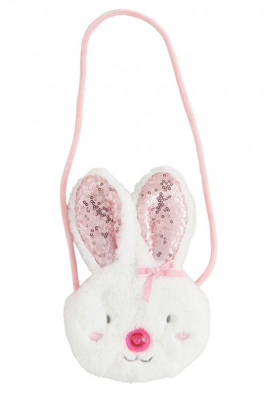 White Light Up Bunny Purse