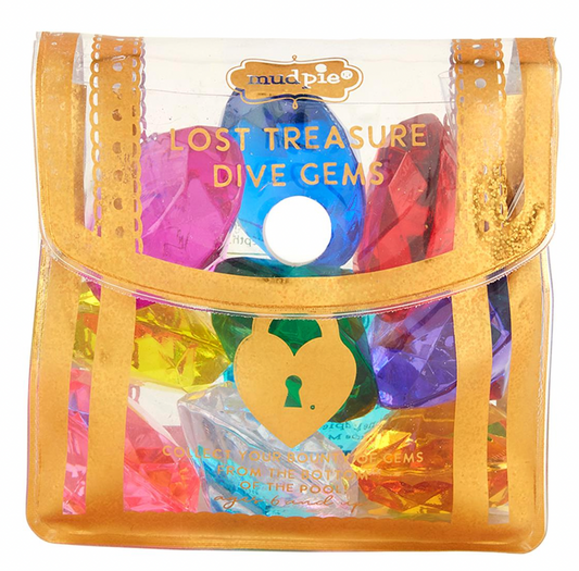 Gold Sparkly Gem Dive Toys