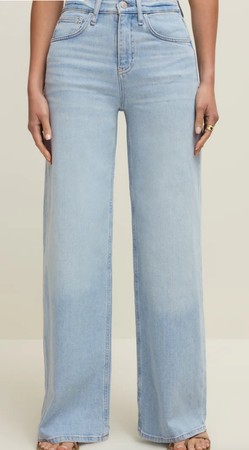 Nova High Rise Wide Leg Denim Pant