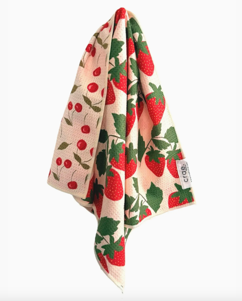 Berries & Cherries: Reversible Hand Towel