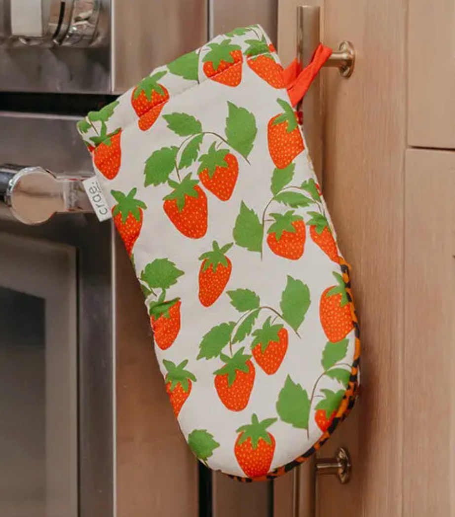 Berries and Cherries Oven Mitt