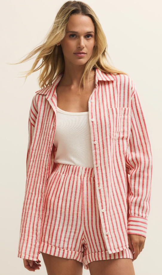 SATURDAYS STRIPE SHIRT