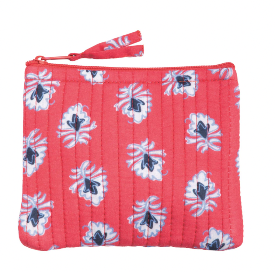Red Americana Small Block Print Case