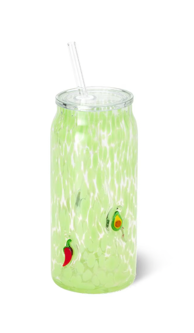 Taco Night Charm Glass 23oz