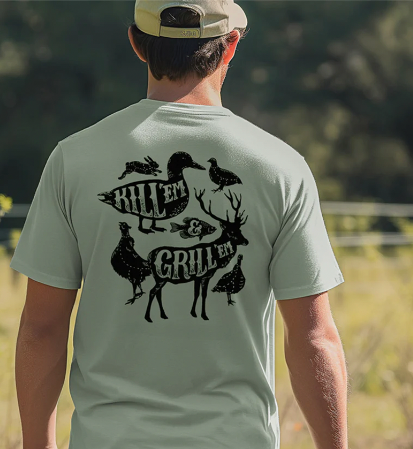 Flag & Field Kill Em Grill Em - Bay CC Tee