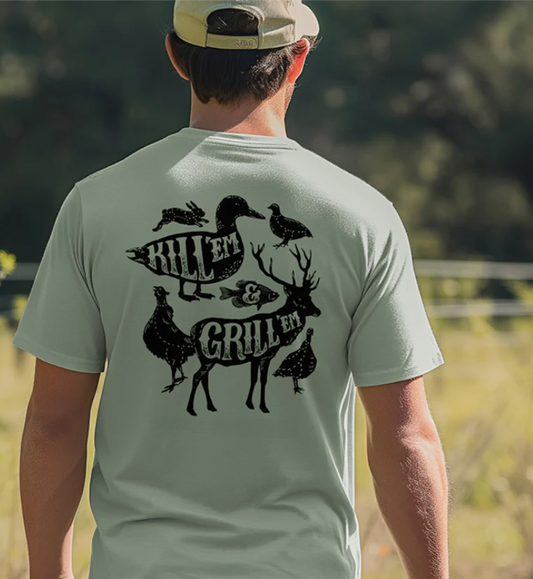Flag & Field Kill Em Grill Em - Bay CC Tee