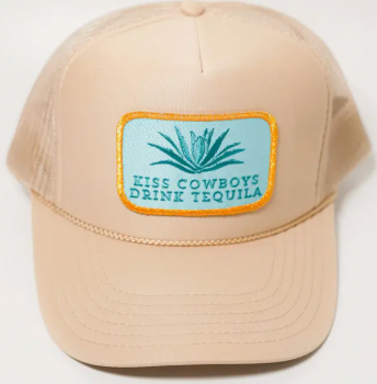 Kiss Cowboys Drink Tequila Trucker Hat