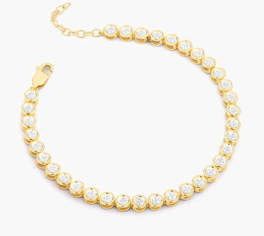 Waterproof Diamond Essential Tennis Bracelet