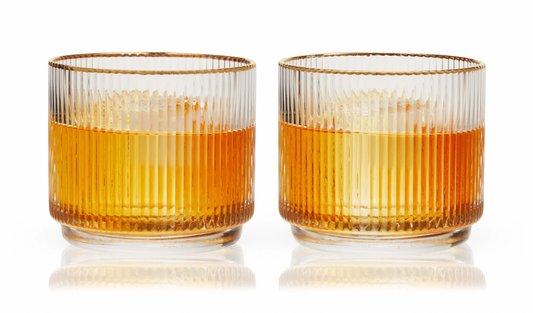 Meridian Crystal Lowball Tumblers Set of 2