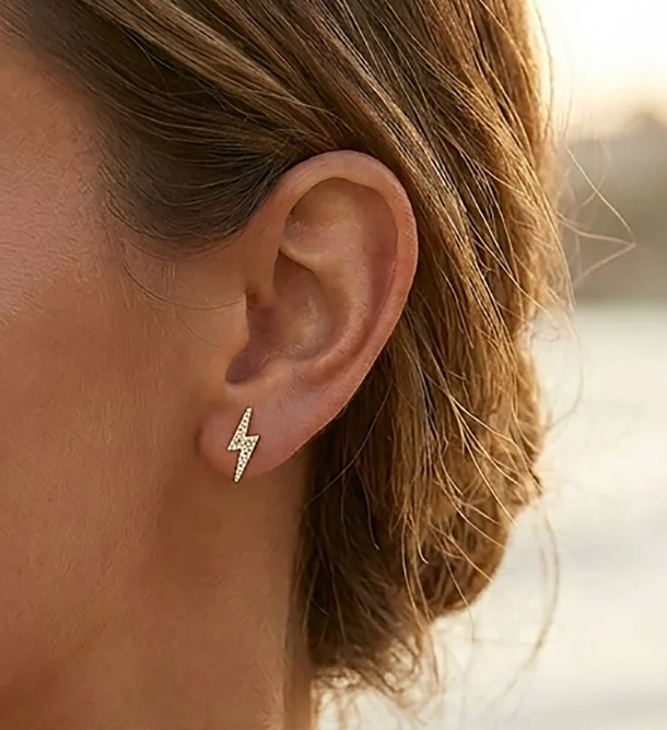 Waterproof A Force To Be Reckoned Stud Earrings