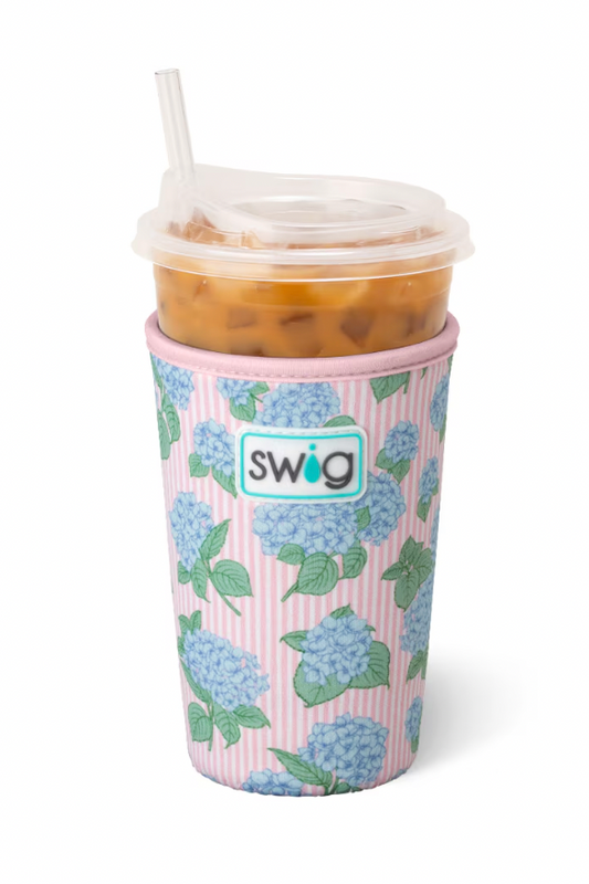 Hydrangeas Iced Cup Coolie (Medium)