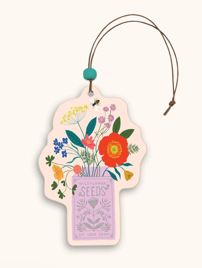 Let Love Grow Car Air Freshener