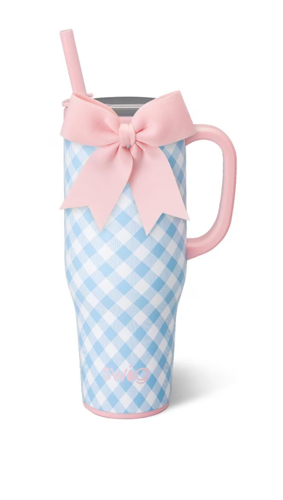 Gingham Mega Mug 40oz