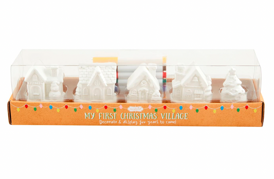 DIY CHRISTMAS VILLAGE SET