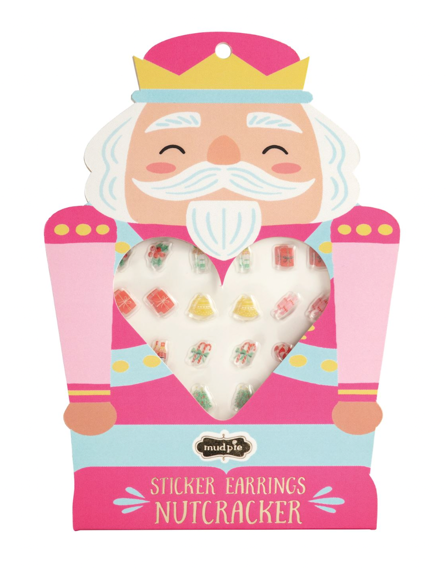 Nutcracker Stick-On Earring Set