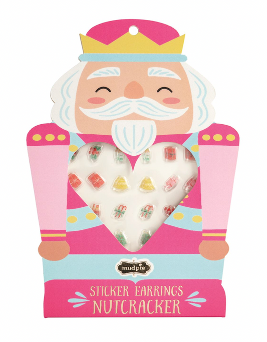 Nutcracker Stick-On Earring Set