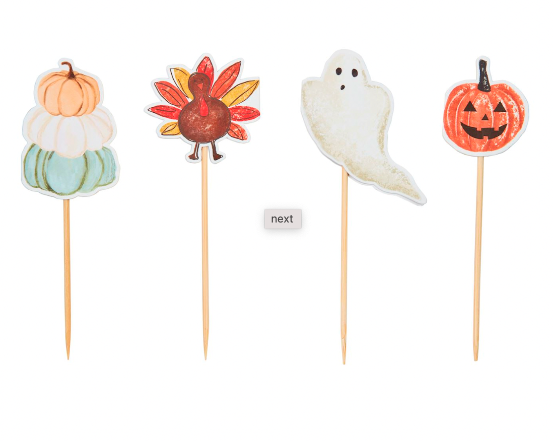 Holiday Toothpick Jar Sets