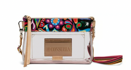 Midtown Crossbody, Clear Sophie