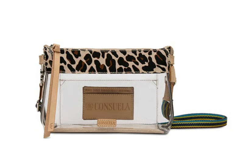 Midtown Crossbody, Clear Mona