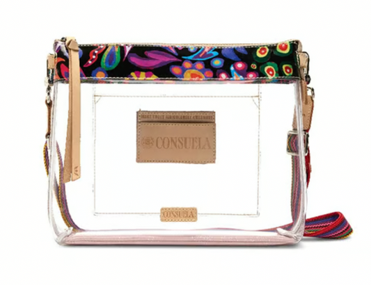 Downtown Crossbody, Clear Sophie