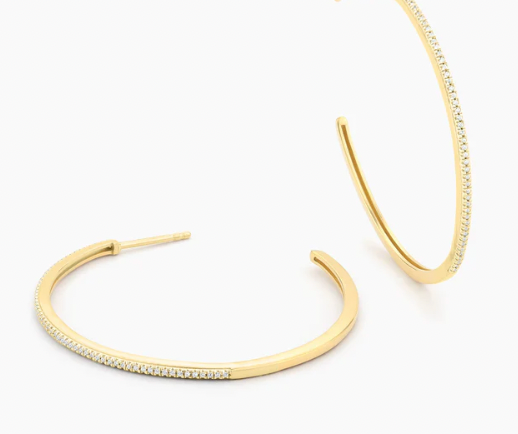 Waterproof One Hot Havana Night Hoop Earrings