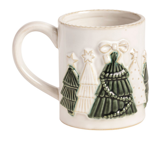 Tree White Christmas Mug