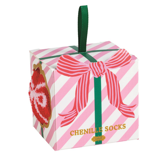 Pink Holiday Socks