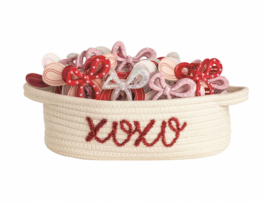 Valentine's Bow Claw Clips