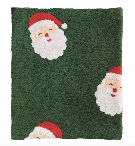 Santa Chenille Blanket