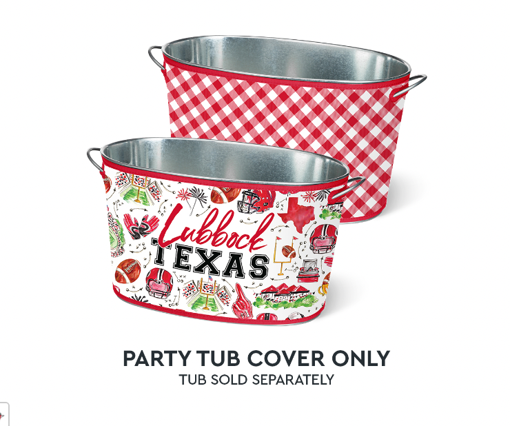 Tailgates in Lubbock Party Tub Cover