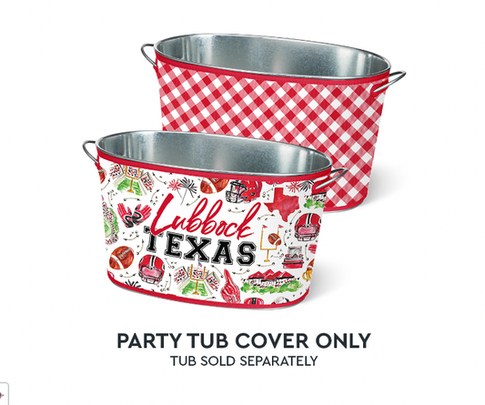 Tailgates in Lubbock Party Tub Cover