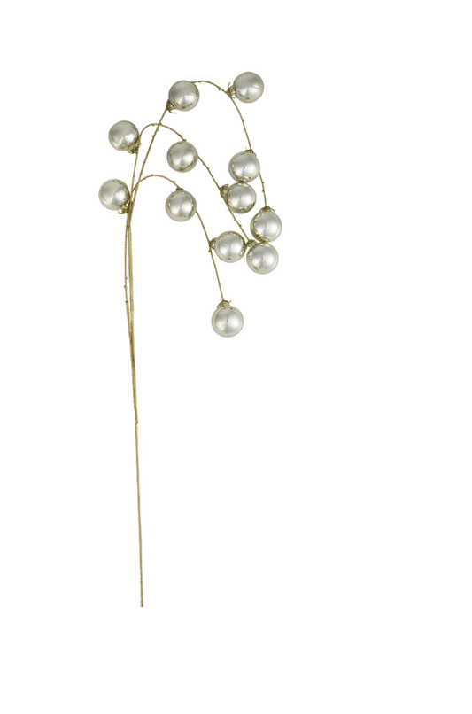 Plastic Ball Spray, Silver Finish
