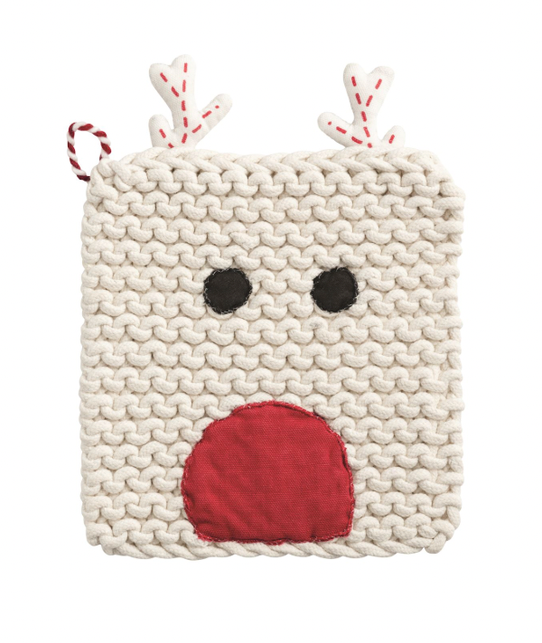 REINDEER XMAS POTHOLDER