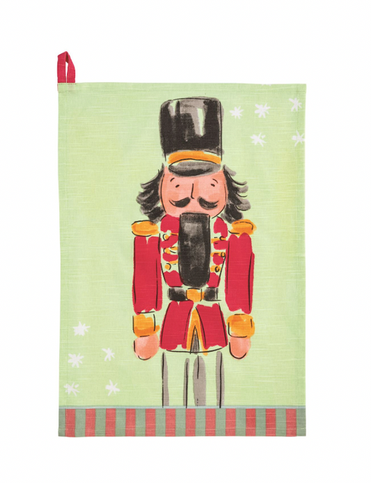 Red Nutcracker Stripe Hem