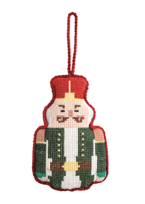 Nutcracker Needlepoint Ornament