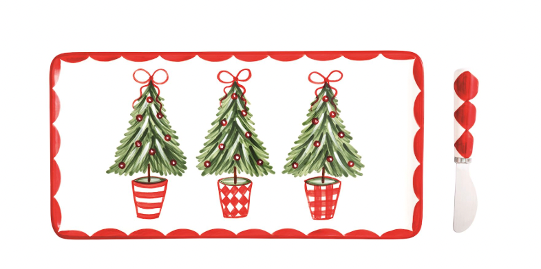 Tree Topiary Tray Set