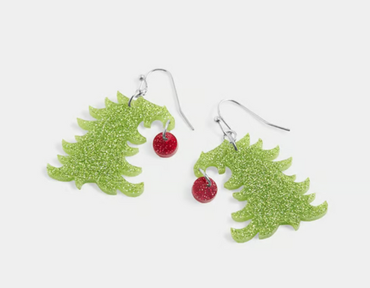 Whispers Shimmer Tree Dangle - Green