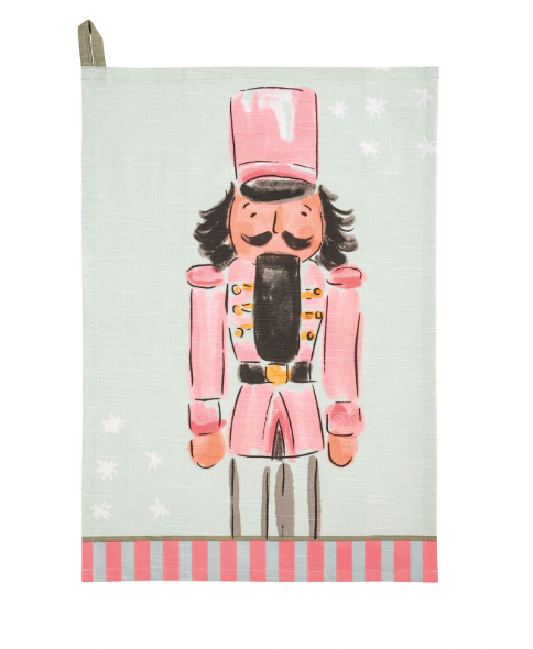 Pink Nutcracker Stripe Hem