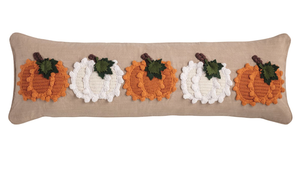 Pumpkin Knit Pillow