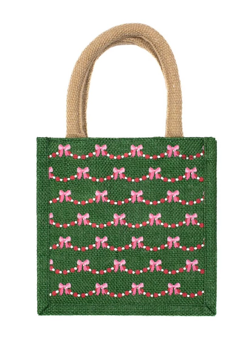 Bow Garland Petite Gift Tote