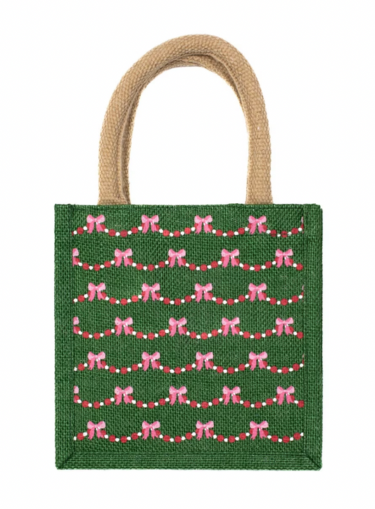 Bow Garland Petite Gift Tote