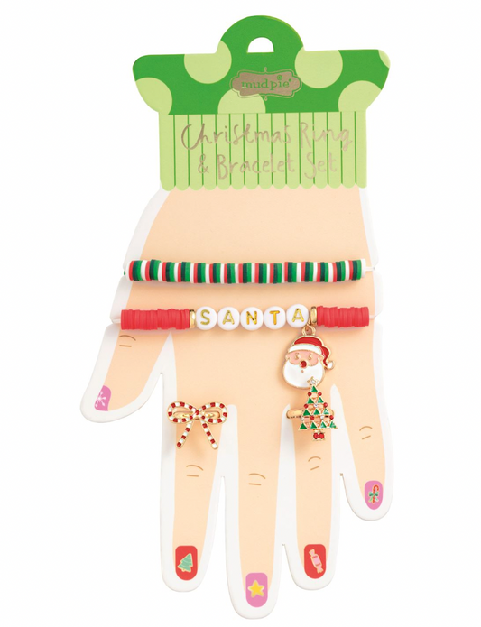 Santa Bracelet & Ring Set