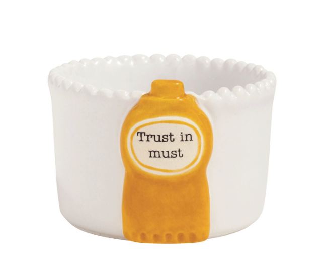 Mustard Icon Tidbit Dish