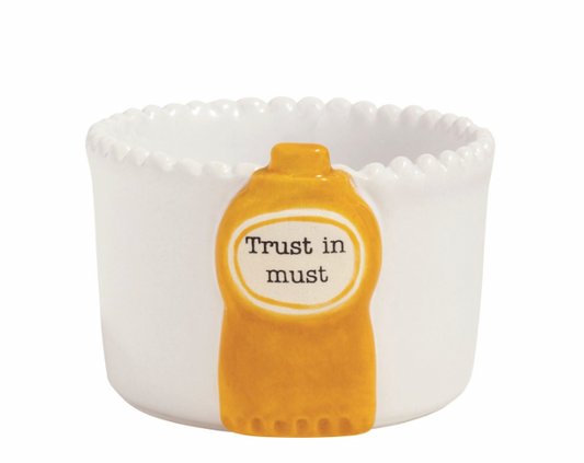 Mustard Icon Tidbit Dish