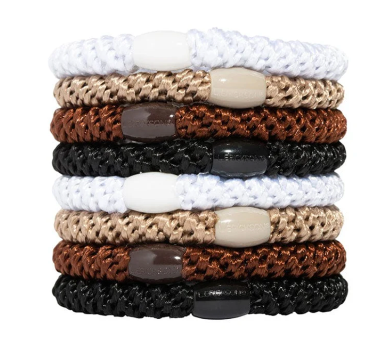Grab & Go Ponytail Holders, 8 Pack Hair Ties