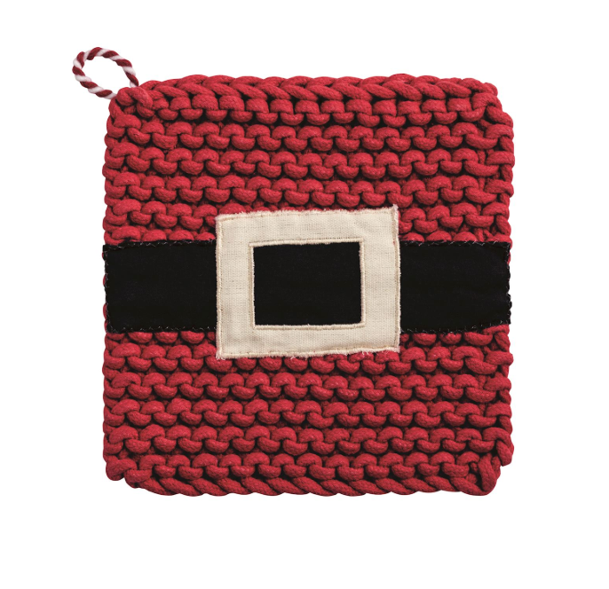 SANTA BELT XMAS POTHOLDER