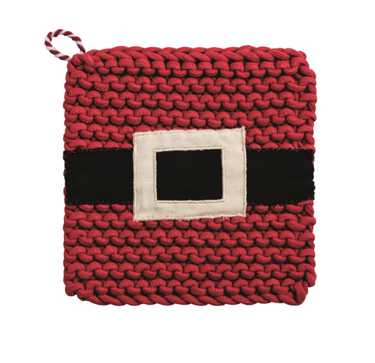 SANTA BELT XMAS POTHOLDER