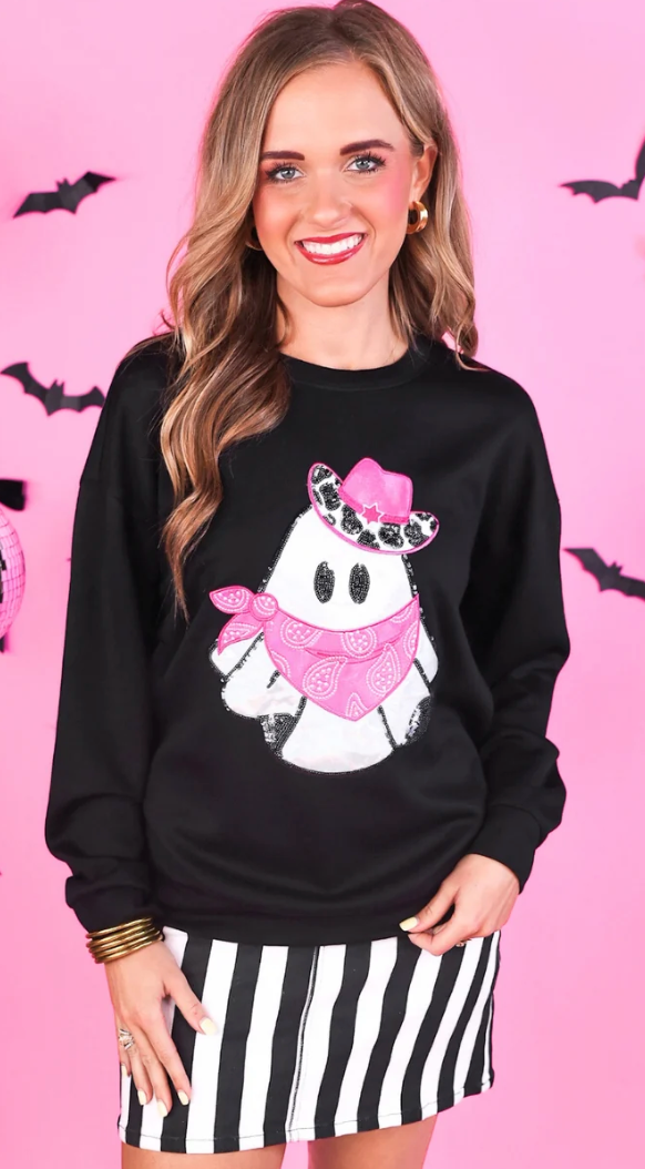 Yee Haw GiGi Foil Pullover
