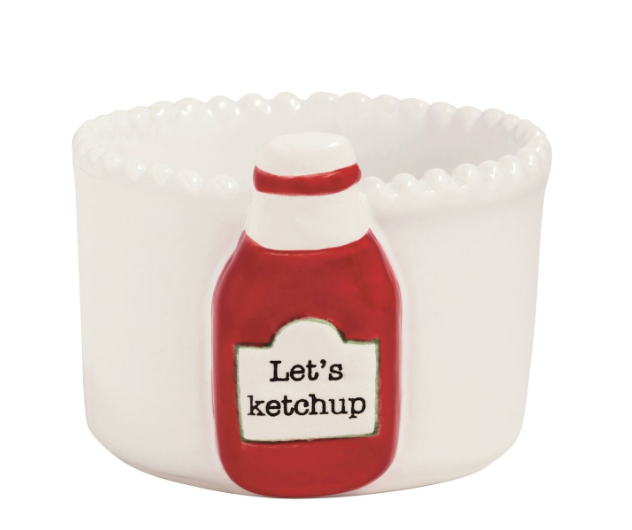 Ketchup Icon Tidbit Dish