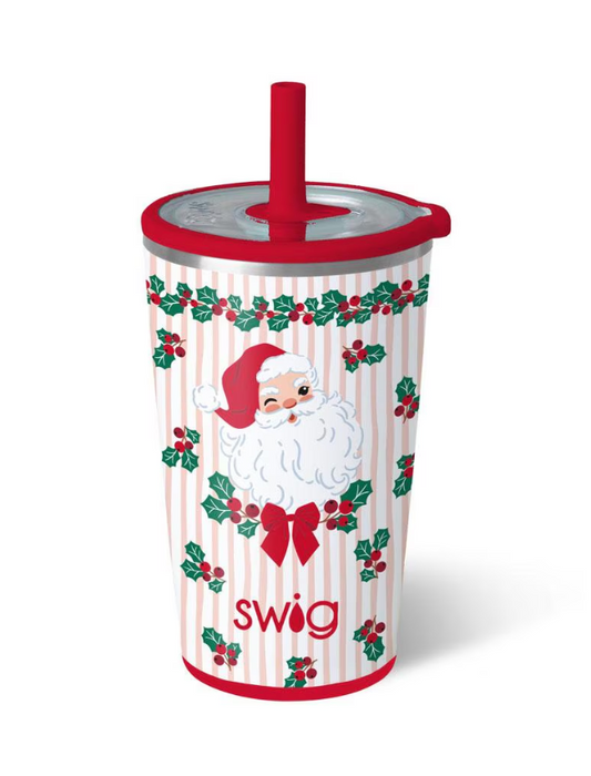 Santa Claus Party Cup Sipper 14oz